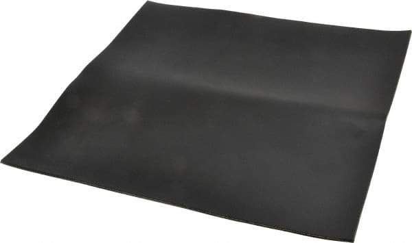 Made in USA - 12" Long, 12" Wide, Nylon-Reinforced Neoprene Rubber Foam Sheet - 65 to 75 Durometer, Black, -40 to 220°F, 1,100 psi Tensile Strength, Stock Length - USA Tool & Supply