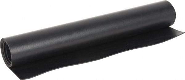 Made in USA - 24" Long, 12" Wide, Nylon-Reinforced Neoprene Rubber Foam Sheet - 65 to 75 Durometer, Black, -40 to 220°F, 1,100 psi Tensile Strength, Stock Length - USA Tool & Supply