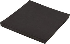 Made in USA - 12" Long, 12" Wide, Neoprene Spring Blend Rubber Foam Sheet - 65 to 75 Durometer, Black, -20 to 170°F, 1,000 psi Tensile Strength, Stock Length - USA Tool & Supply