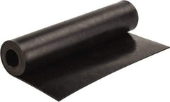 Made in USA - 36" Long, 12" Wide, Neoprene Spring Blend Rubber Foam Sheet - 65 to 75 Durometer, Black, -20 to 170°F, 1,000 psi Tensile Strength, Stock Length - USA Tool & Supply
