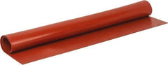 Made in USA - 36" Long, 36" Wide, Silicone Rubber Foam Sheet - 35 to 45 Durometer, Red, -60 to 500°F, 650 psi Tensile Strength, Stock Length - USA Tool & Supply