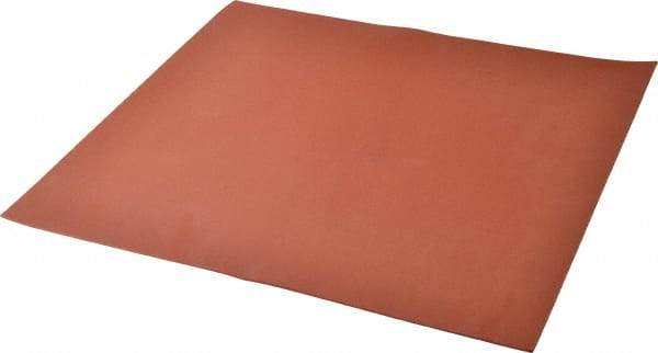 Made in USA - 12" Long, 12" Wide, Silicone Rubber Foam Sheet - 50 to 60 Durometer, Red, -60 to 500°F, 650 psi Tensile Strength, Stock Length - USA Tool & Supply