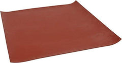 Made in USA - 36" Long, 36" Wide, Silicone Rubber Foam Sheet - 50 to 60 Durometer, Red, -60 to 500°F, 650 psi Tensile Strength, Stock Length - USA Tool & Supply