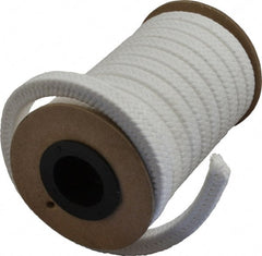 Made in USA - 3/8" x 8.4' Spool Length, PTFE/Sanitary Compression Packing - USA Tool & Supply