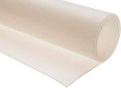 Made in USA - 36" Long, 36" Wide, Silicone Rubber Foam Sheet - 45 to 55 Durometer, Clear, -80 to 450°F, 850 psi Tensile Strength, Stock Length - USA Tool & Supply