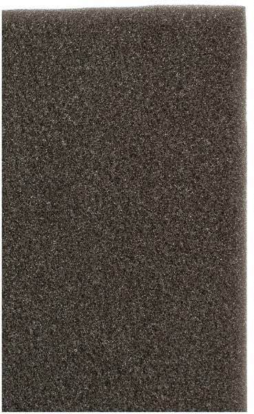 Made in USA - 54" Wide, Pyrell Polyurethane Foam Rubber Foam Sheet - Gray, -40 to 225°F, Plain Backing, Cut-to-Length - USA Tool & Supply