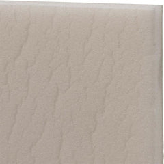 Made in USA - 54" Wide, Polyethylene Foam Rubber Foam Sheet - White, -110 to 180°F, Adhesive Backing, Cut-to-Length - USA Tool & Supply