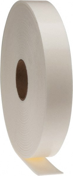Made in USA - 50' x 2" x 3/16" White Polyethylene Foam Roll - USA Tool & Supply