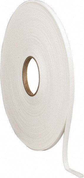 Made in USA - 50' x 3/8" x 1/4" White Polyethylene Foam Roll - USA Tool & Supply