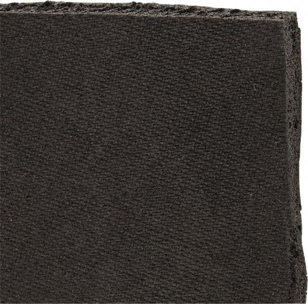 Made in USA - 36" Wide, Neoprene Foam Rubber Foam Sheet - 25 to 40 Durometer, Black, -40 to 150°F, Plain Backing, Cut-to-Length - USA Tool & Supply