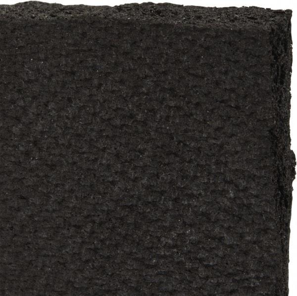 Made in USA - 36" Wide, Neoprene Foam Rubber Foam Sheet - 35 to 55 Durometer, Black, -40 to 150°F, Plain Backing, Cut-to-Length - USA Tool & Supply