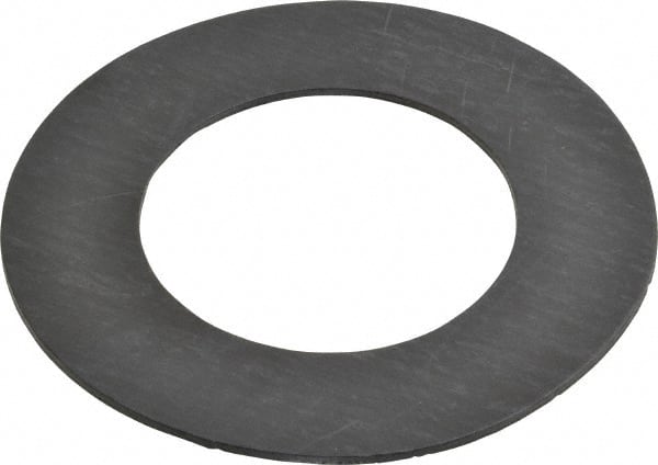 Made in USA - 2" Pipe, 2-3/8" ID x 4-1/8" OD Flange Gasket - USA Tool & Supply