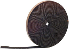 Made in USA - 2" Wide x 1/32" Thick, Adhesive Backed Gasketing Roll - 40 to 60 Durometer, 33 Lb per Cubic' Min Density - USA Tool & Supply
