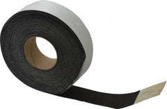 Made in USA - 1/16" Thick x 2" Wide x 50' Long Black Closed Cell Neoprene-Blend Spring Rubber Roll - Stock Length, Adhesive Back, 8 to 11 Lb/Cu Ft Density, -40°F to 158°F - USA Tool & Supply