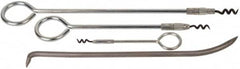 Made in USA - 4 Piece Rigid Shaft Packing Tool Set - USA Tool & Supply