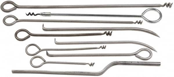 Made in USA - 10 Piece Rigid Shaft Packing Tool Set - USA Tool & Supply