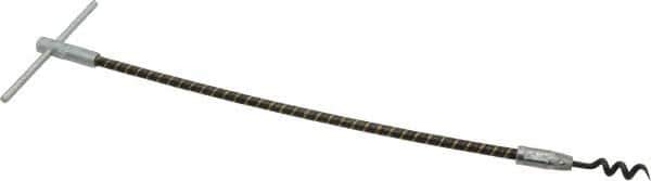 Made in USA - 15" OAL Flexible Shaft - 1/4" Cork Diam, 1/4" Shaft Diam, For 7/16 to 1/2" Packing Size - USA Tool & Supply