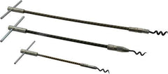 Made in USA - 3 Piece Flexible Shaft Packing Tool Set - Contains 6-1/2, 10-1/2 & 15" Tools - USA Tool & Supply