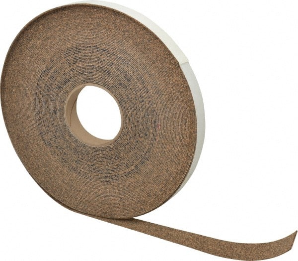 Made in USA - 1" Wide x 1/16" Thick, Adhesive Backed Gasketing Roll - USA Tool & Supply