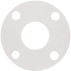 Made in USA - 2" Pipe, Flange Gasket - Gore-Tex GR, White, 1/16" Thick - USA Tool & Supply