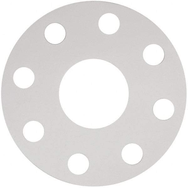 Made in USA - 2" Pipe, Flange Gasket - Gore-Tex GR, White, 1/16" Thick - USA Tool & Supply
