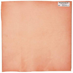 Made in USA - 12" Long x 12" Wide x 5/64" Thick, Leather Sheet Gasketing - Tan - USA Tool & Supply