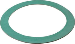 Made in USA - 8" Pipe, 8-5/8" ID x 11" OD Flange Gasket - Fiberglass/Aramid Fiber, Green/White, 1/8" Thick - USA Tool & Supply