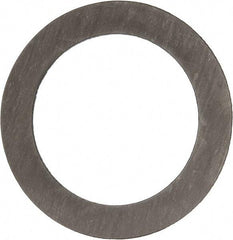 Made in USA - 5" Pipe, 5-9/16" ID x 7-3/4" OD Flange Gasket - Carbon Fiber, Black, 1/16" Thick - USA Tool & Supply
