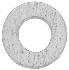 Made in USA - 5" Pipe, 5-1/32" ID x 7-3/4" OD Flange Gasket - PTFE, White, 3/32" Thick - USA Tool & Supply