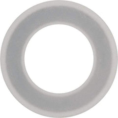 Made in USA - 3" Pipe, 3-1/16" ID x 5-3/8" OD Flange Gasket - PTFE, White, 3/32" Thick - USA Tool & Supply