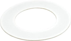 Made in USA - 4" Pipe, 4" ID x 6-7/8" OD Flange Gasket - PTFE, White, 3/32" Thick - USA Tool & Supply