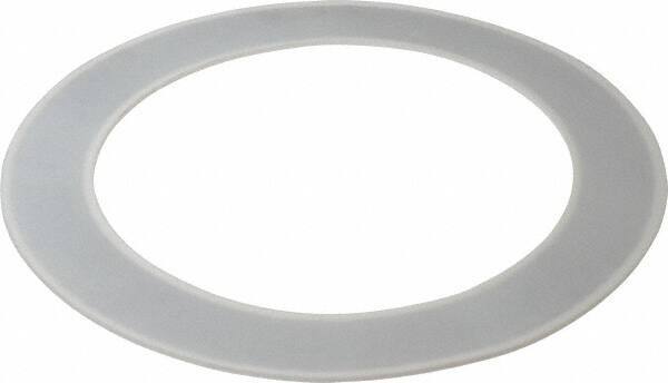 Made in USA - 8" Pipe, 8" ID x 11" OD Flange Gasket - PTFE, White, 3/32" Thick - USA Tool & Supply