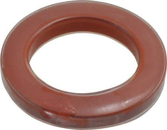 Made in USA - 7/8" ID x 1-3/8" OD Flange Gasket - PTFE, Red, 0.218" Thick - USA Tool & Supply