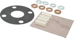 Made in USA - 2" Pipe, 2" ID x 6" OD Flange Gasket - Neoprene Rubber, 1/8" Thick - USA Tool & Supply
