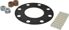 Made in USA - 4" Pipe, 4" ID x 9" OD Flange Gasket - Neoprene Rubber, 1/8" Thick - USA Tool & Supply