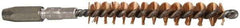 Made in USA - 2 Piece Flexible/Rigid Packing Tool Brush Tip Set - 8-32, 10-24, 10-32 Thread, For 7-1/2" Flexible or 6" Rigid Shaft Packing Tools - USA Tool & Supply
