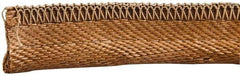 Made in USA - 3/8" Bulb Diam, 1" Overall Width, Silica Tadpole Gasketing - 25' Long, Tan - USA Tool & Supply