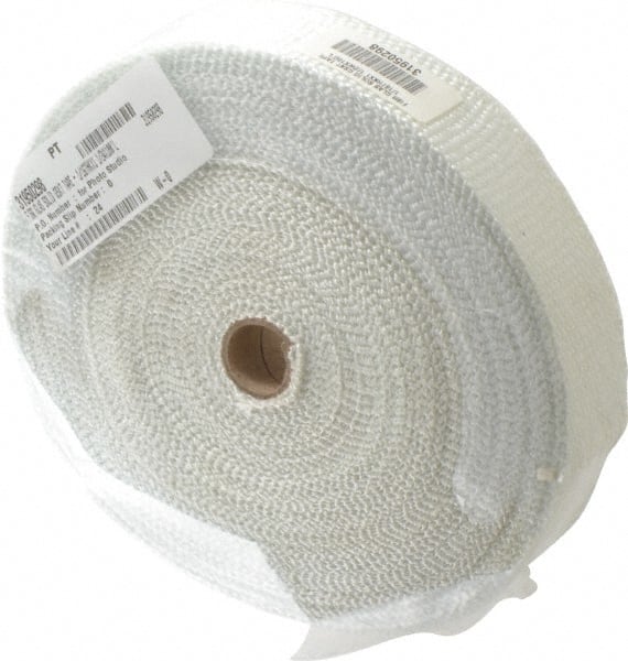 Made in USA - 1/16" Thick x 1-1/2" Wide, Fiberglass Gasket Tape - USA Tool & Supply