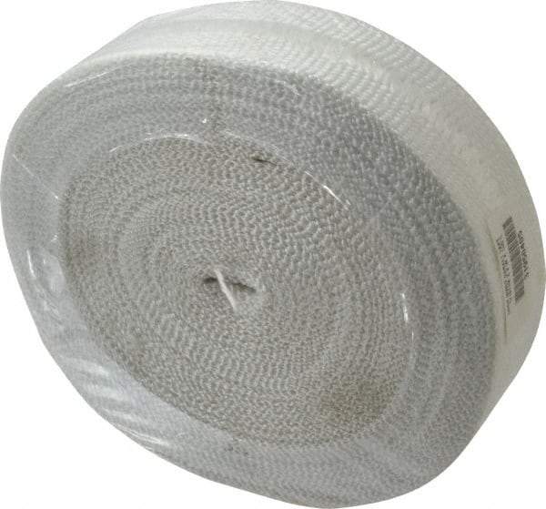 Made in USA - 1/16" Thick x 2" Wide, Fiberglass Gasket Tape - 100' Long, Tan - USA Tool & Supply