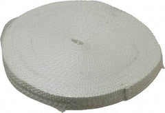 Made in USA - 1/8" Thick x 1" Wide, Fiberglass Gasket Tape - 100' Long, Tan - USA Tool & Supply