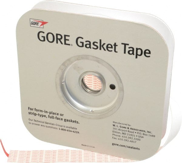 Made in USA - 0.04" Thick x 1" Wide, Gore-Tex Gasket Tape - USA Tool & Supply