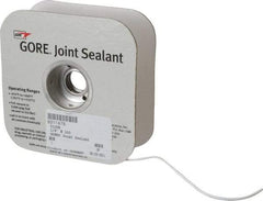 Value Collection - 100' Long x 1/8" Wide Gore Tex Joint Sealant - White, 1/8 to 1/4" Approximate Flange Form Width - USA Tool & Supply