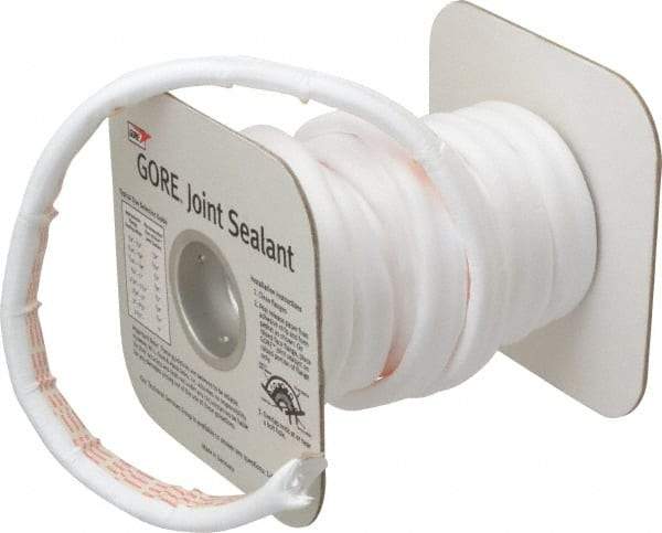 Value Collection - 15' Long x 3/4" Wide Gore Tex Joint Sealant - White, 2 to 2-1/2" Approximate Flange Form Width - USA Tool & Supply