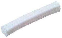 Made in USA - 1/2" x 2.4' Spool Length, PTFE/Soft Filament Compression Packing - 1,000 Max psi, -450 to 500° F, White - USA Tool & Supply