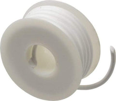 Made in USA - 5/32" x 15' Spool Length, PTFE Compression Packing - -450 to 550° F, White - USA Tool & Supply