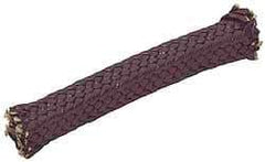 Made in USA - 5/8" x 2-2/5' Spool Length, Graphite Impregnated Aramid Compression Packing - 1,800 Max psi, -50 to 600° F, Gray - USA Tool & Supply