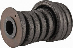 Made in USA - 3/8" x 5-1/2' Spool Length, Graphite Impregnated Aramid Compression Packing - 1,800 Max psi, -50 to 600° F, Gray - USA Tool & Supply