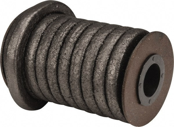 Made in USA - 3/8" x 12.4' Spool Length, Graphite Impregnated Aramid Compression Packing - USA Tool & Supply