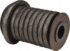 Made in USA - 3/8" x 12.4' Spool Length, Graphite Impregnated Aramid Compression Packing - USA Tool & Supply