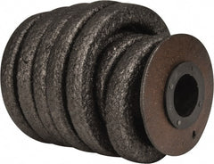 Made in USA - 5/8" x 4.7' Spool Length, Graphite Impregnated Aramid Compression Packing - USA Tool & Supply